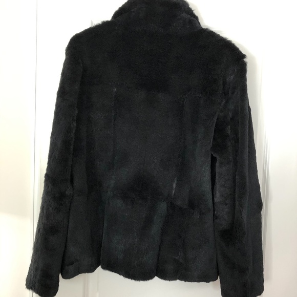 Andrew Marc NY Black Sheared Rabbit Jacket/Final Price - Picture 14 of 15
